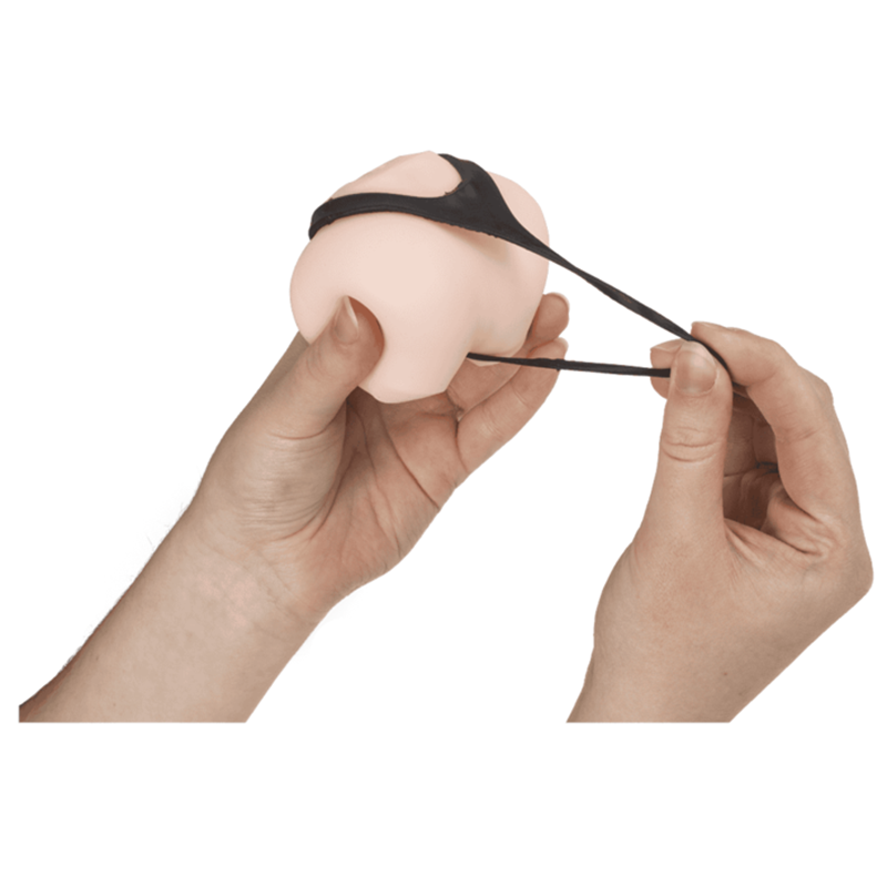 Mini Culo y Tanga Antiestrés Negro