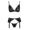 Conjunto 3 Piezas Negro Kissable