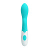 Vibrador Doble Estimulación de Pilas Brighty Verde Agua