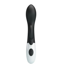 Vibrador Doble Estimulación de Pilas Brighty Negro
