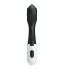 Vibrador Doble Estimulación de Pilas Brighty Negro
