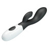 Vibrador Doble Estimulación de Pilas Brighty Negro