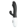 Vibrador Doble Estimulación De Pilas Snappy Negro