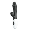 Vibrador Doble Estimulación De Pilas Snappy Negro