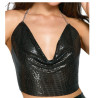 Top Metal Negro Cotelli