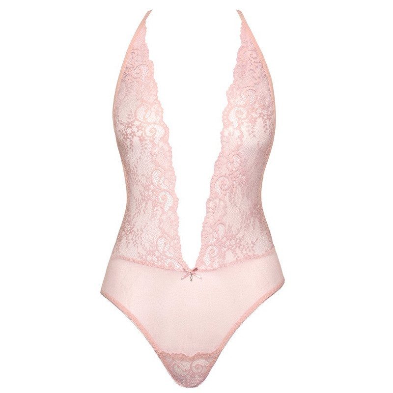 Body Encaje Rosa Kissable