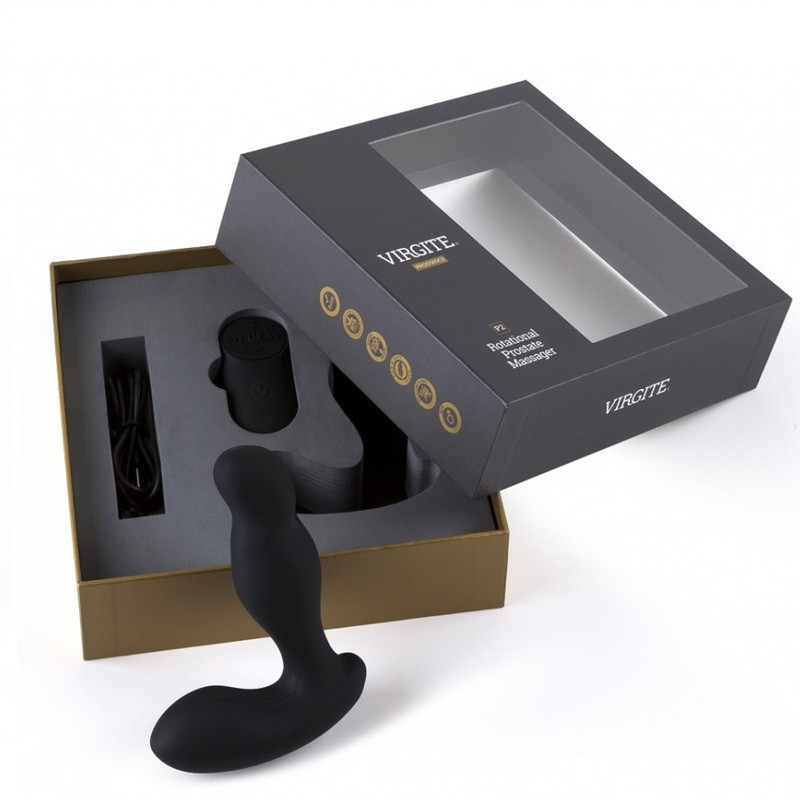 Control Remoto Vibrador Rotador Prostático Recargable Virgite P2