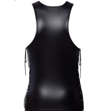 Camiseta Cordones Laterales Negra Svenjoyment