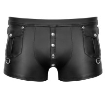 Bóxer Negro Bolsillos y Broches Nek