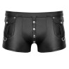 Bóxer Negro Bolsillos y Broches Nek