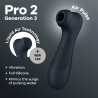 Satisfyer Pro 2 Generación 3 APP Negro