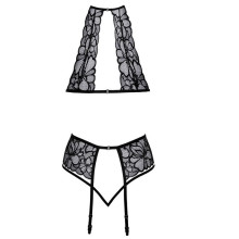 Conjunto 3 Piezas Negro Halter Kissable