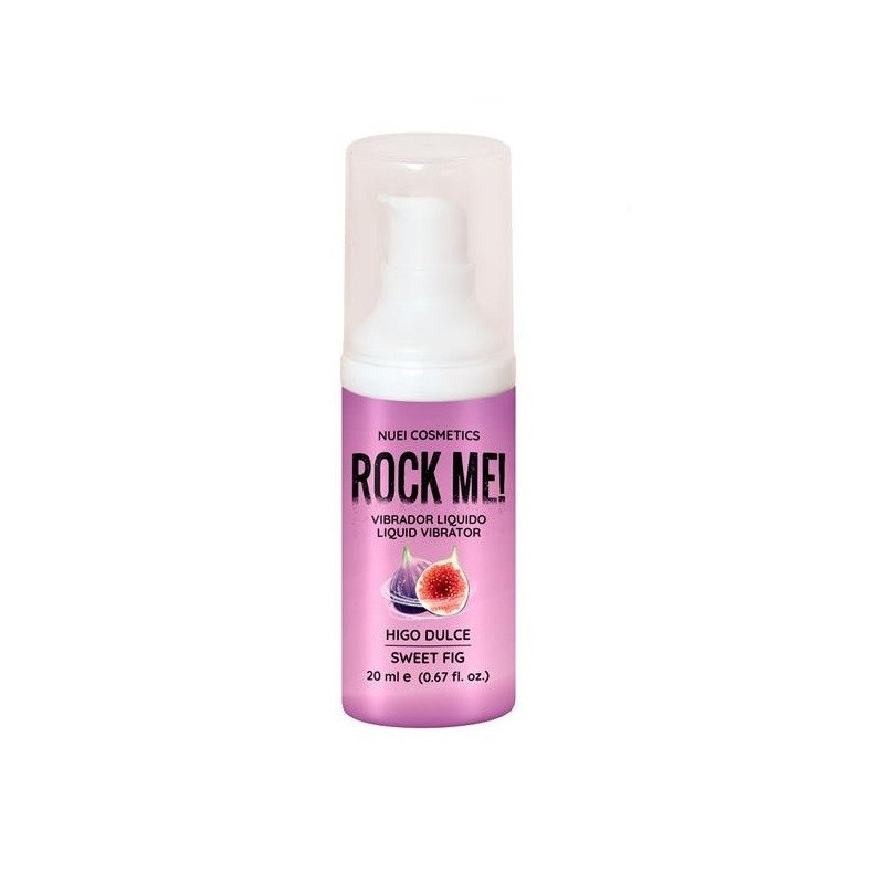 Vibrador Líquido Rock Me Higo Dulce Nuei 20 ml