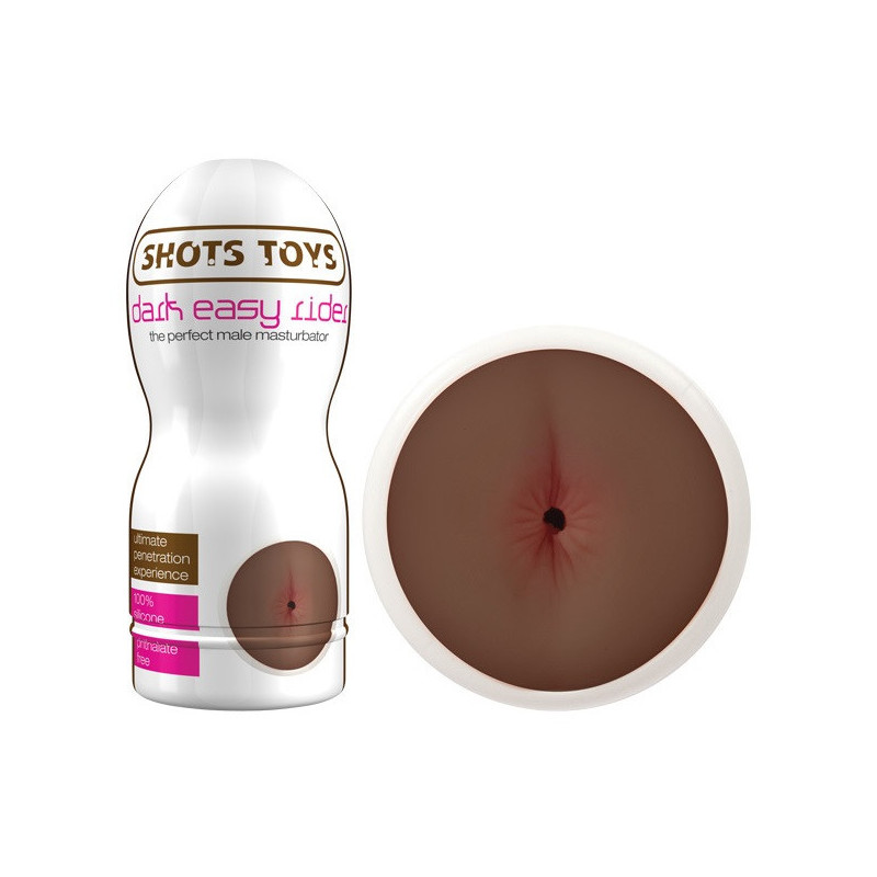 Masturbador Realístico Easy Rider Ano Dark