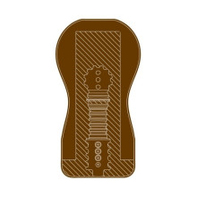 Masturbador Realístico Easy Rider Ano Dark