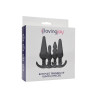 Kit 4 Plugs Anales Loving Joy Butt Plug Training Negro
