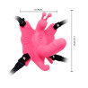 Arnés Femenino Macizo Con Vibración Silicona Mariposa Control Remoto Ultra Passionate