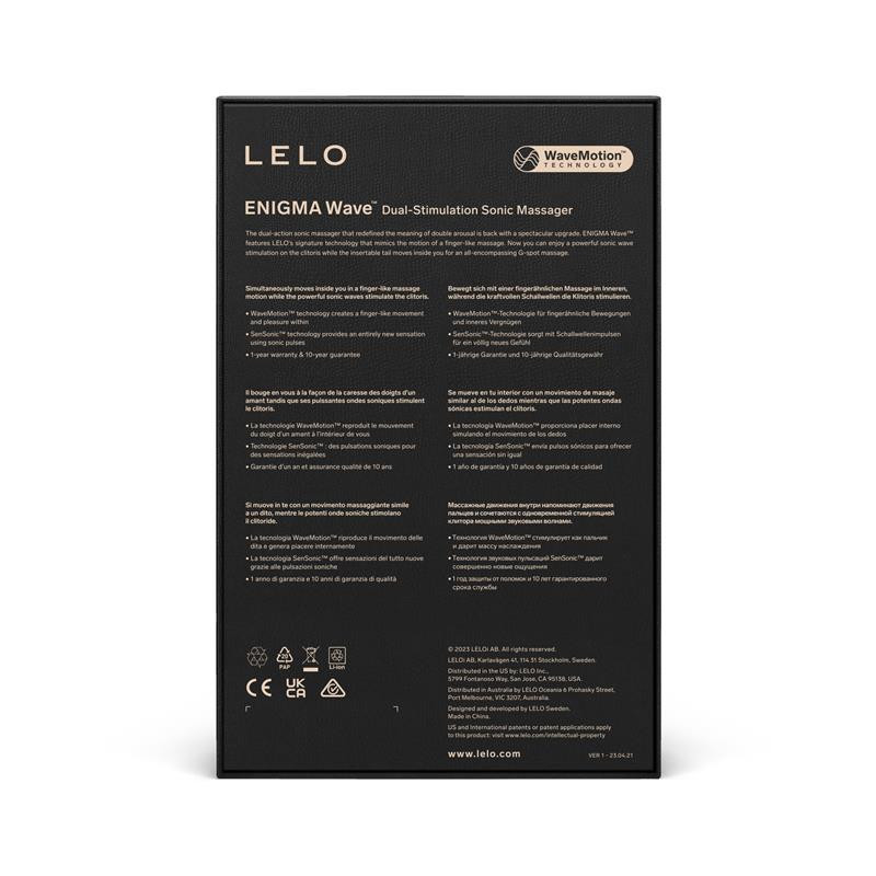 Lelo Enigma Wave Triple Estimulador Negro