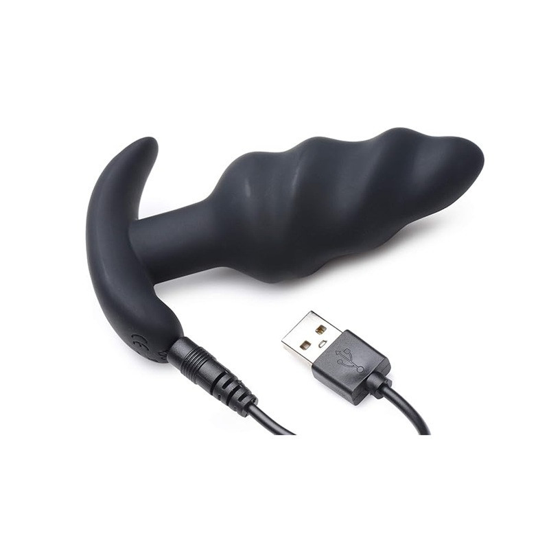 Estimulador Anal Recargable con Mando a Distancia Swirl Plug