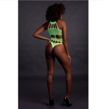 Body Grecian Neckline Neon Green 832