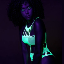 Body Grecian Neckline Neon Green 832