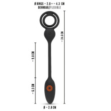 Anillo Estimulador Vibrador Recargable Control Remoto