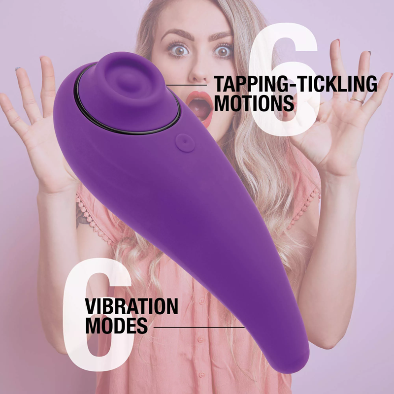 Vibrador Tapping Femmegasm Morado