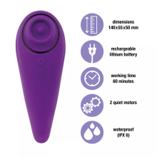 Vibrador Tapping Femmegasm Morado