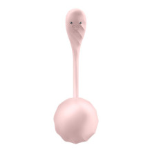 Huevo Vibrador APP Control Remoto Satisfyer Ribbed Petal Rosa