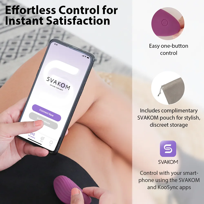 Panty Vibrador Control Remoto APP Edeny Svakom