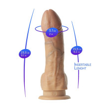 Dildo Con Ventosa Silexd Réplica Juan Lucho Premium