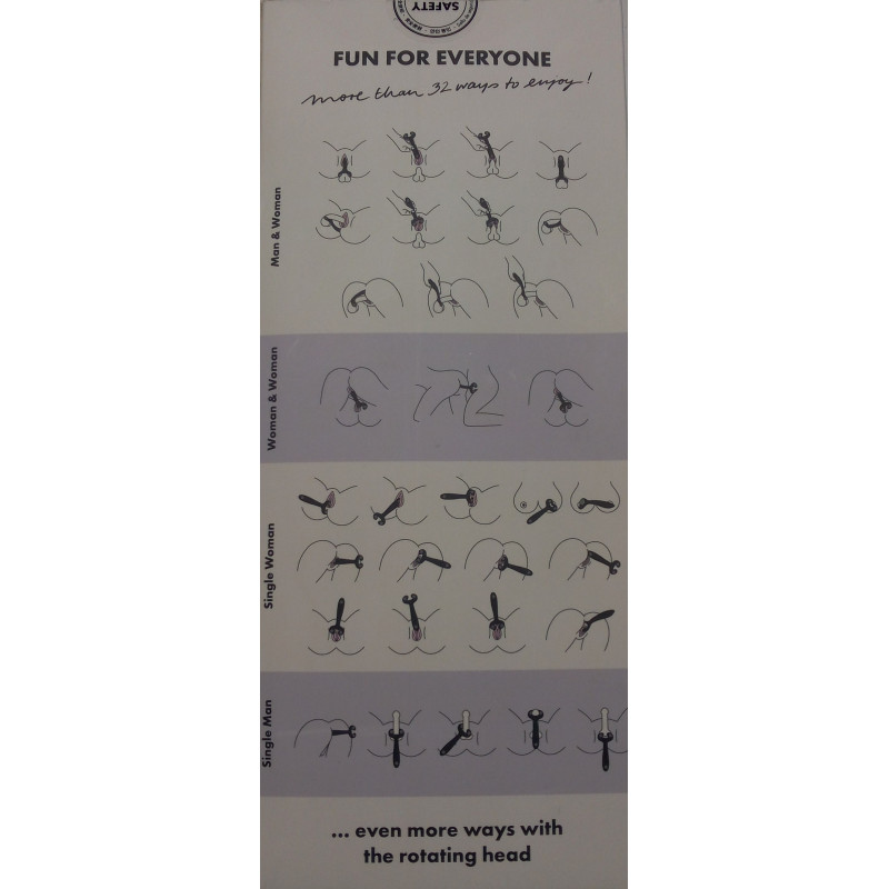 Vibrador Doble Estimulación Recargable Satisfyer Partner Multifun 3 Endless Fun