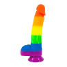 Dildo Realístico Silicona Pride