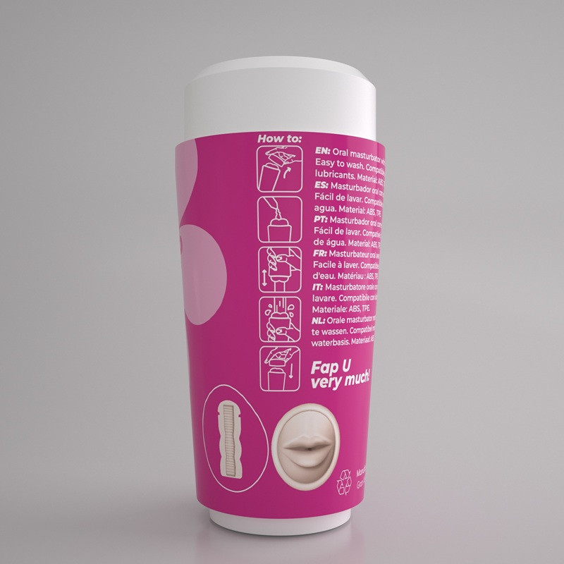 Masturbador Fappucino Oral Sweet Kiss