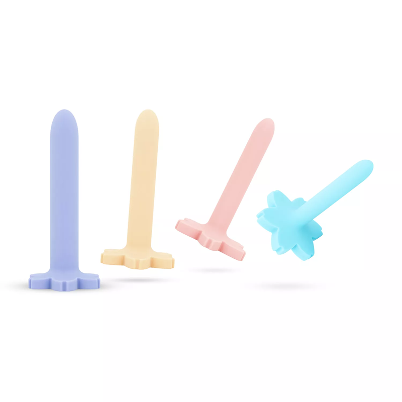 Set 4 Dilatadores Silicona Colores Teazers