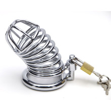 Jaula De Castidad Metal Funda y Anillo BDSM