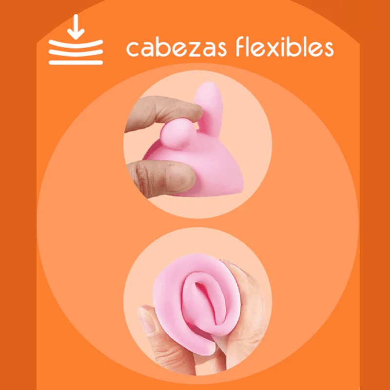 Estimulador Recargable Maia + Cabezales Intercambiables