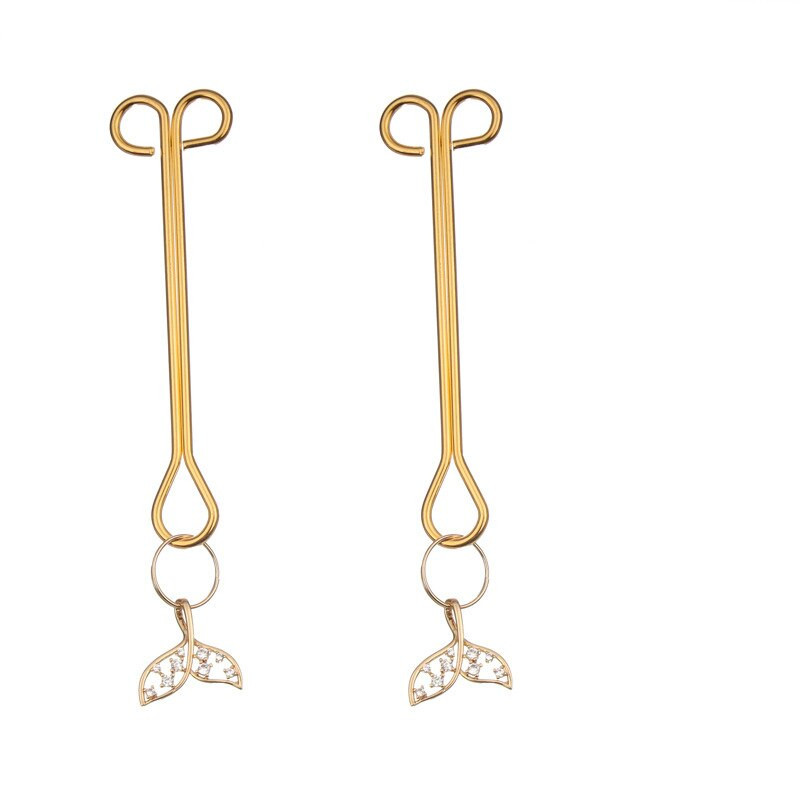 Juego De Pinzas Doradas 10094