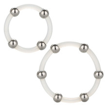 Kit 2 Anillos Cuentas Acero Calexotics