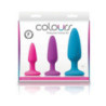Kit 3 Plugs Anales Silicona Colours Pleasures