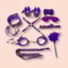 Kit BDSM Morado 10 Piezas