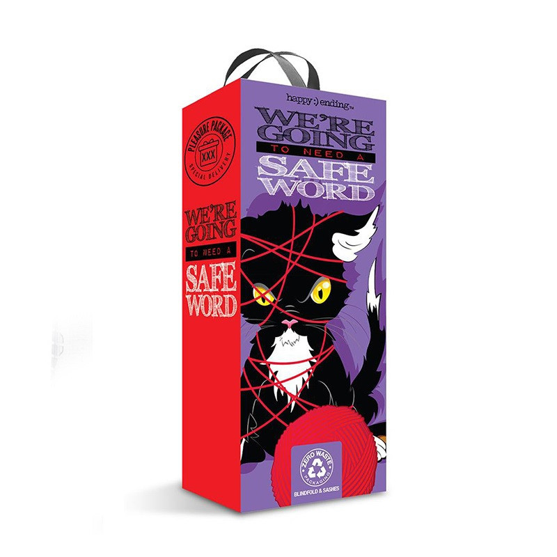 Kit BDSM Pack Antifaz Y Ataduras Safe Word