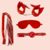 Kit BDSM Rojo 4 Piezas