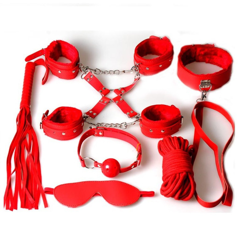Kit BDSM Secret Play 8 Piezas Rojo Love Play & Enjoy