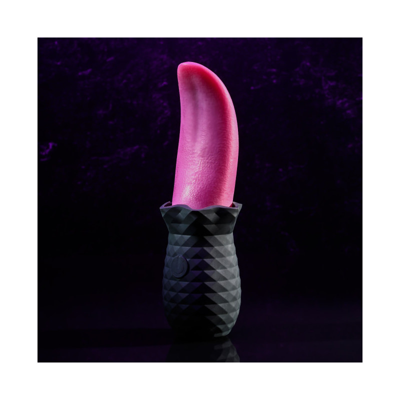 Estimulador Recargable Tongue Teaser Lengua Vibradora con Movimiento