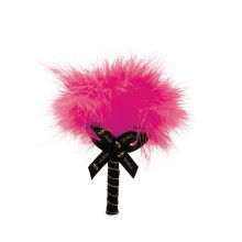 Kit Polvos Besables Masaje + Plumero Frambuesa Shunga