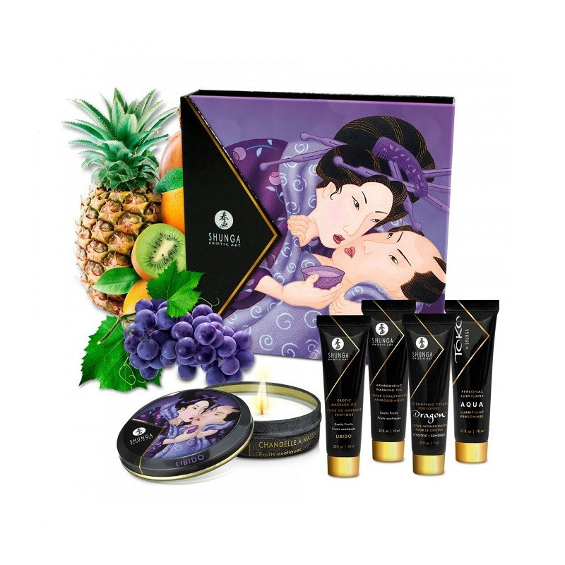 Kit Secret Geisha Frutas Exóticas Shunga