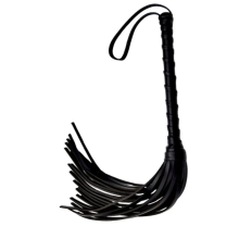 Látigo De Cuero Negro Bound