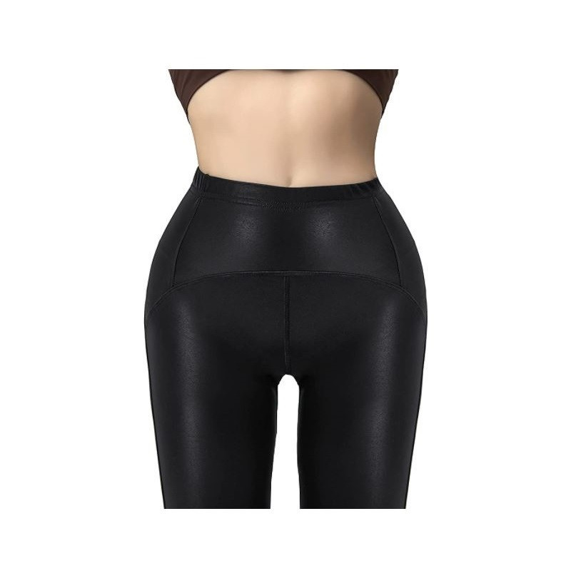 Leggings Elásticos Costura Negros