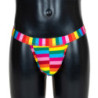 Lencería Tanga Masculino Rainbow
